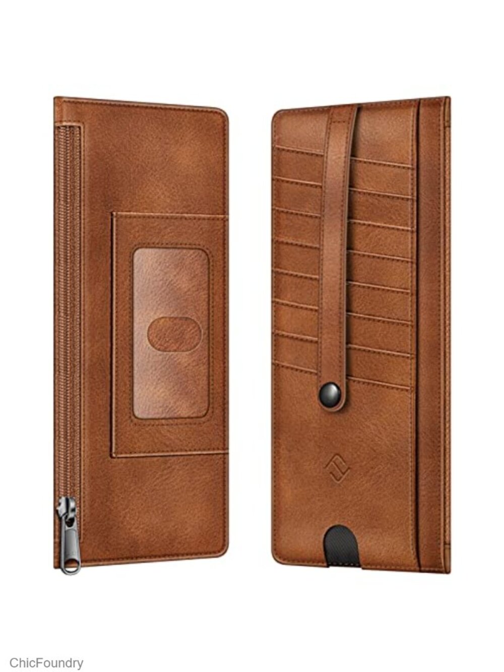 Slim RFID Blocking Card Holder with 8 Card Slots & Wallet